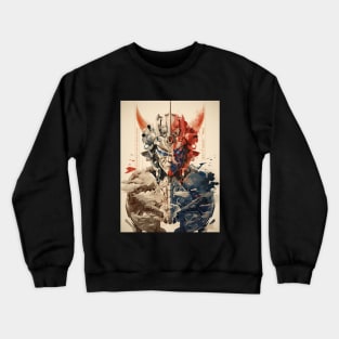 Vintage japanese Mecha robotron 3 Crewneck Sweatshirt